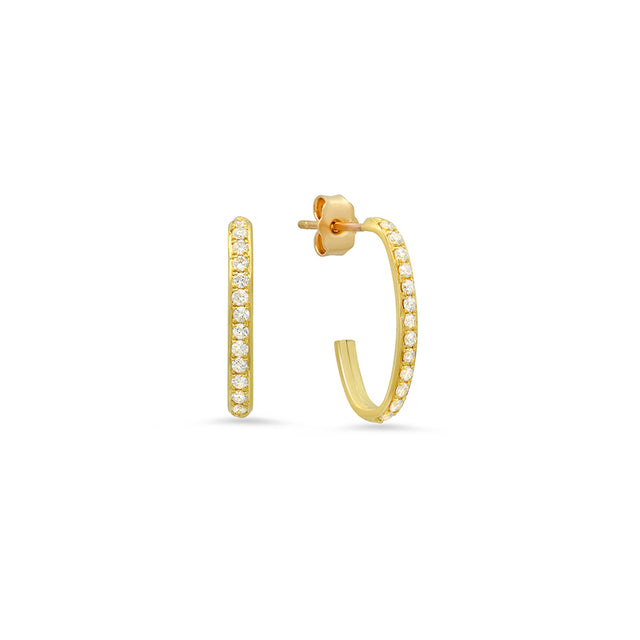 Large Diamond Edith Studs