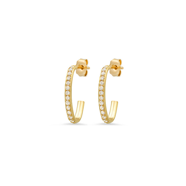 Large Diamond Edith Studs