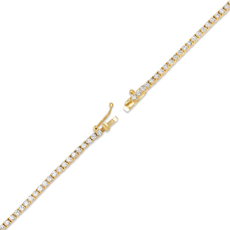 4-Prong Diamond Tennis Lariat