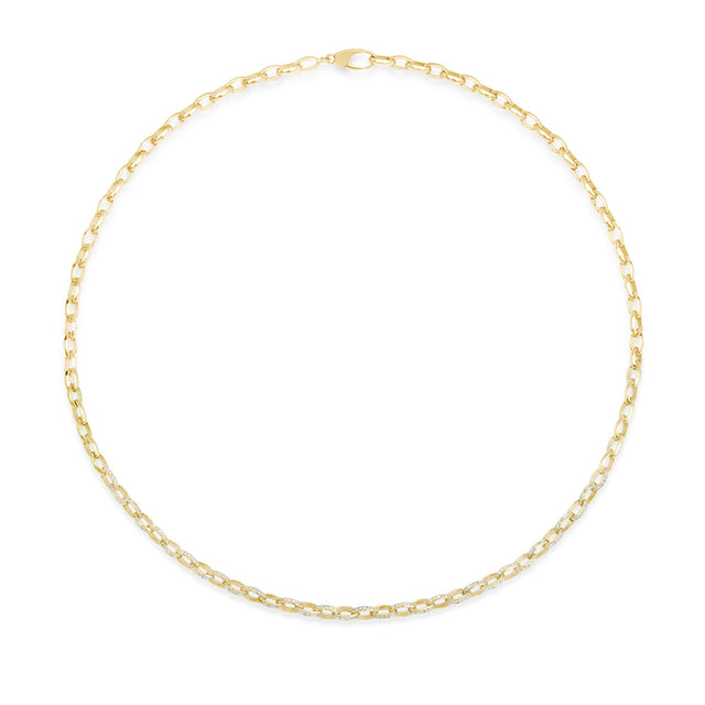 1/3 Diamond Small Luxe Edith Link Necklace
