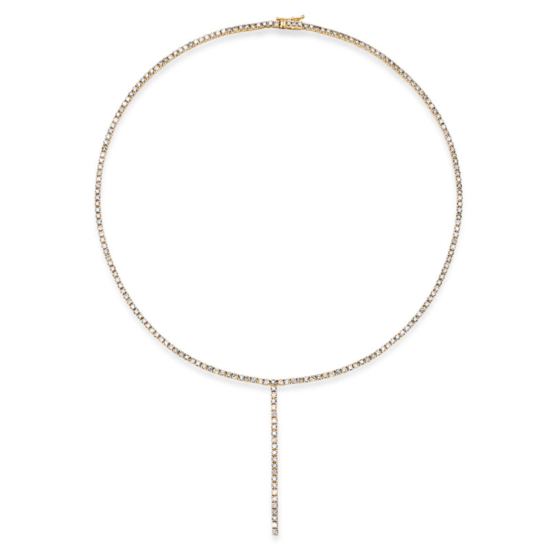 4-Prong Diamond Tennis Lariat