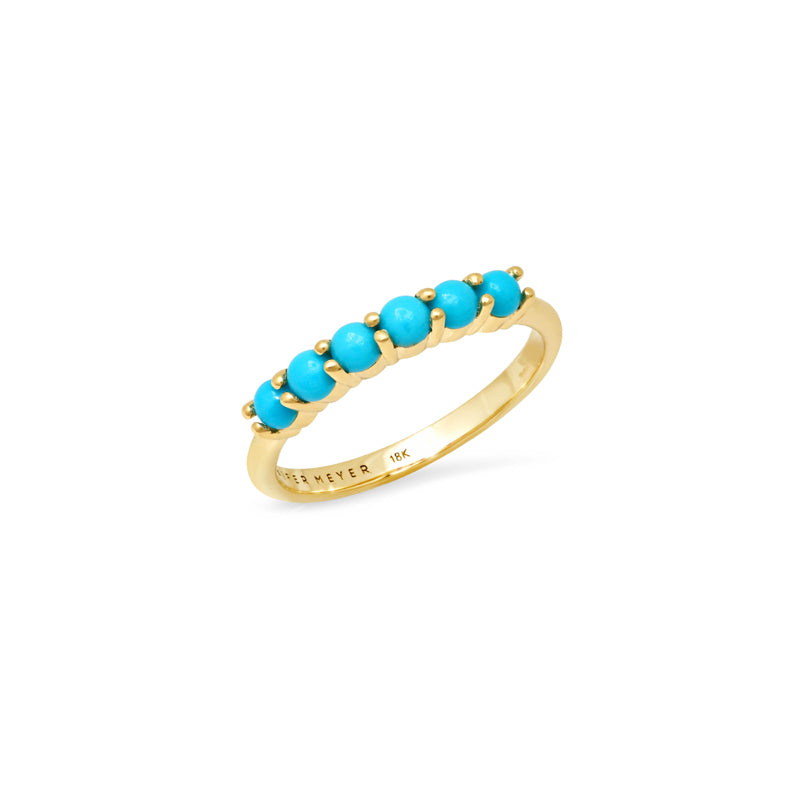 4-Prong Turquoise Ring