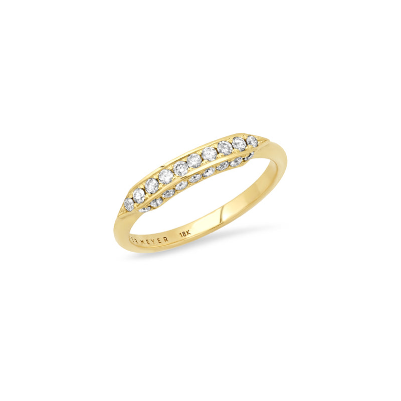 3-Sided Diamond Ring