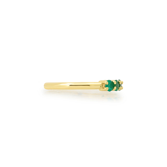 4-Prong Emerald Ring