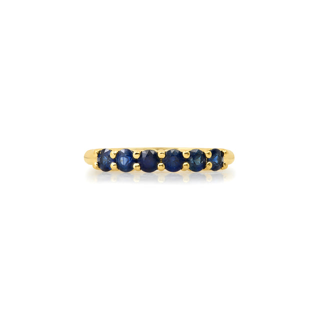4-Prong Blue Sapphire Ring