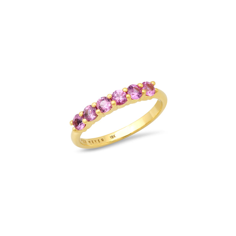 4-Prong Pink Sapphire Ring