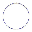 3-Prong Lapis Tennis Necklace