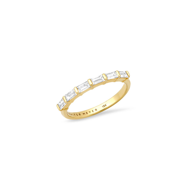 Baguette-Cut Diamond Ring