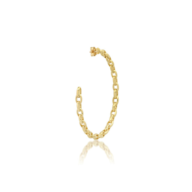 Medium Edith Link Hoops