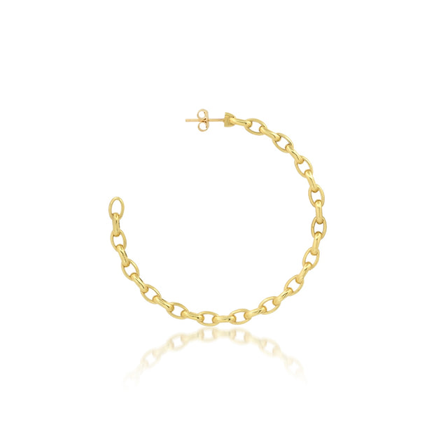 Medium Edith Link Hoops