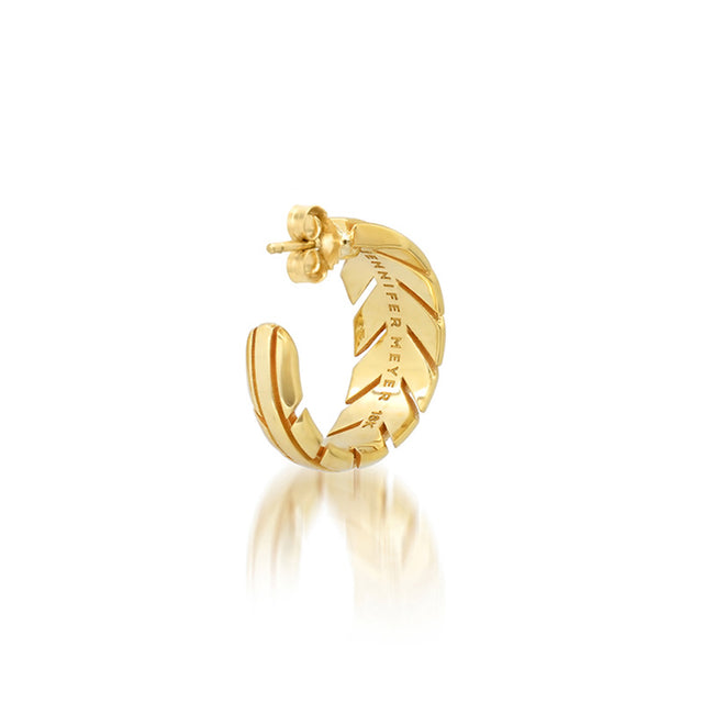 Small Leaf Hoops