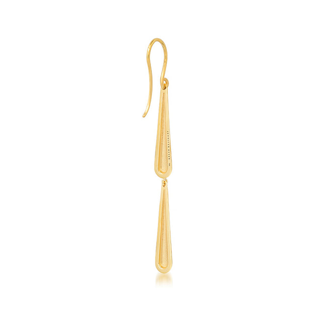 Double Dome Drop Earrings
