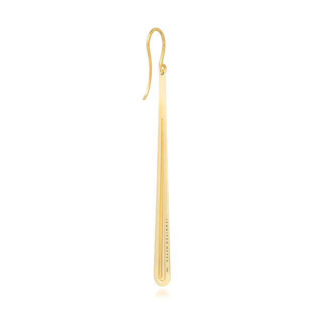 Long Dome Drop Earrings