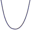3-Prong Lapis Tennis Necklace
