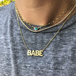 Uppercase Babe Necklace