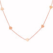 Rose Gold Heart-by-the-Inch Necklace