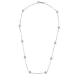 White Gold Heart By-The-Inch Necklace