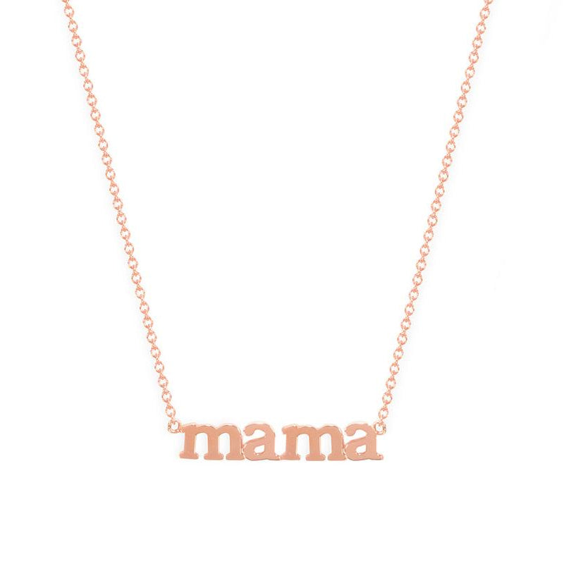 the mama necklace - 14k yellow gold | bluboho fine jewelry