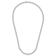 White Gold Mini Circle Link Necklace