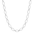 White Gold Medium and Small Edith Link Necklace