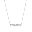 White Gold Diamond Mama Necklace