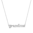 White Gold Grandma Necklace