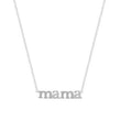 White Gold Mama Necklace