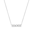 White Gold Mom Necklace