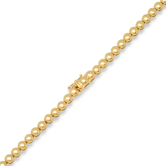 Luxe Bezel Tennis Necklace