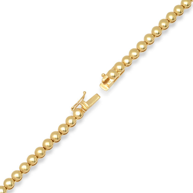 Luxe Bezel Tennis Necklace