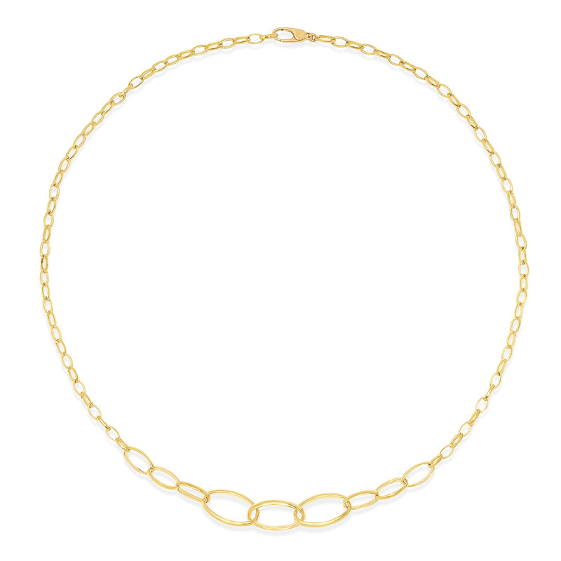 Graduated Edith Link Necklace