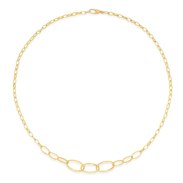 Graduated Edith Link Necklace