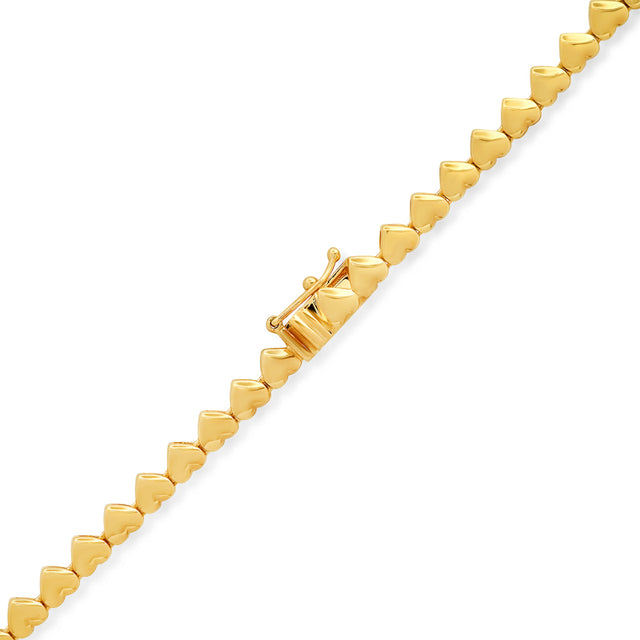 Heart Tennis Necklace