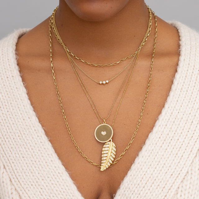 30 Inch Small Edith Link Necklace