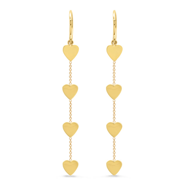 4 Heart By-The-Inch Earrings