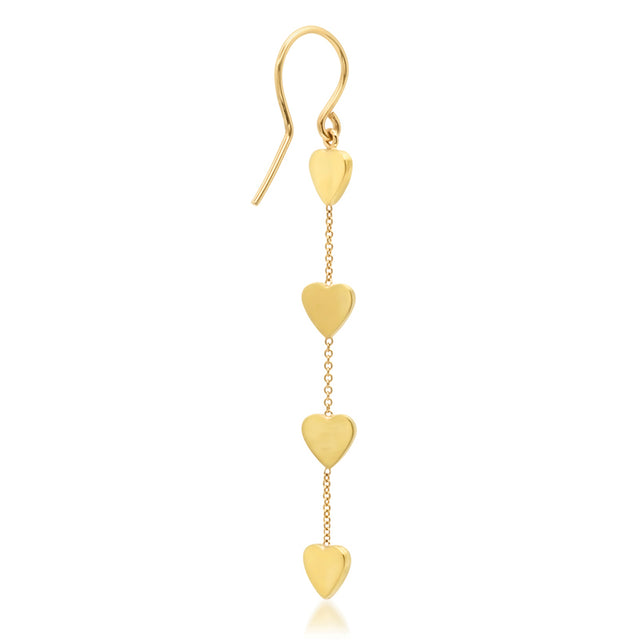 4 Heart By-The-Inch Earrings