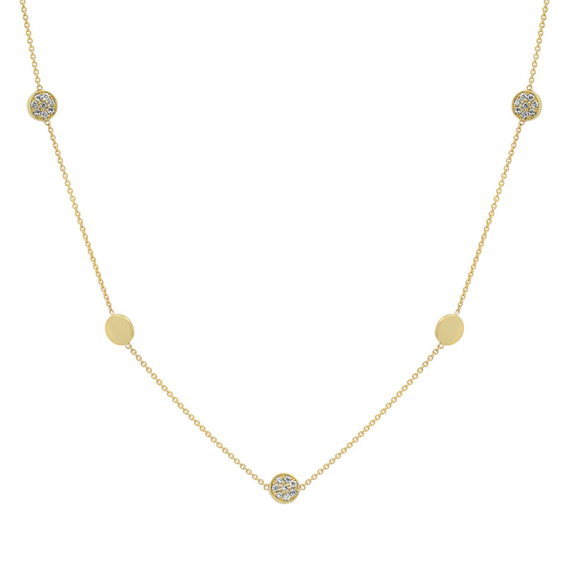 Diamond Circle By-The-Inch Necklace