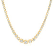 28 Inch Long Graduated Diamond Tennis Necklace