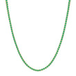Emerald 4-Prong Tennis Necklace