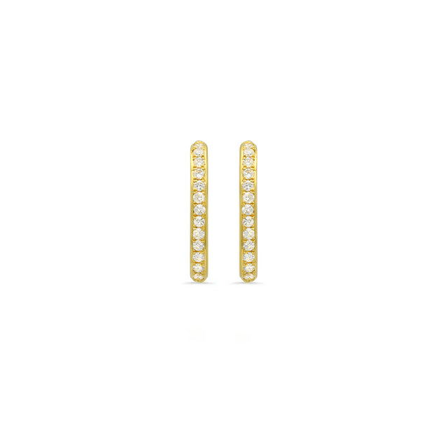 Large Diamond Edith Studs