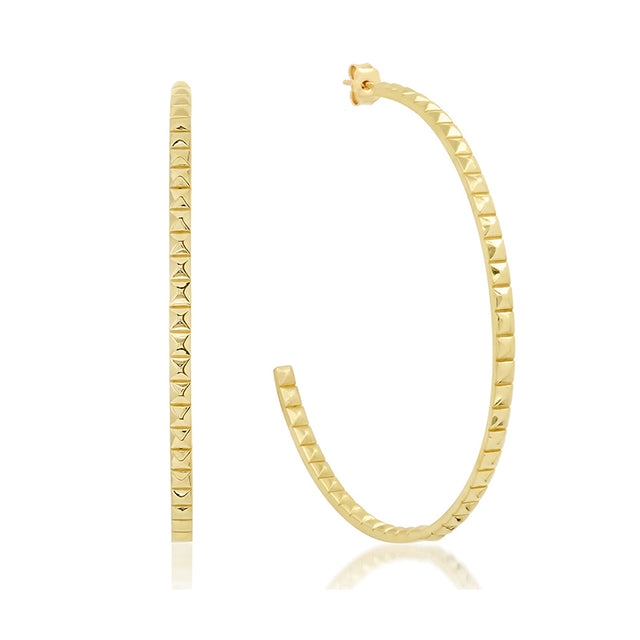 Large Square Hoops