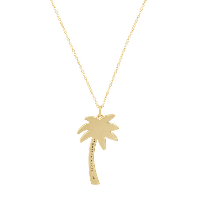 Diamond Palm Tree Necklace