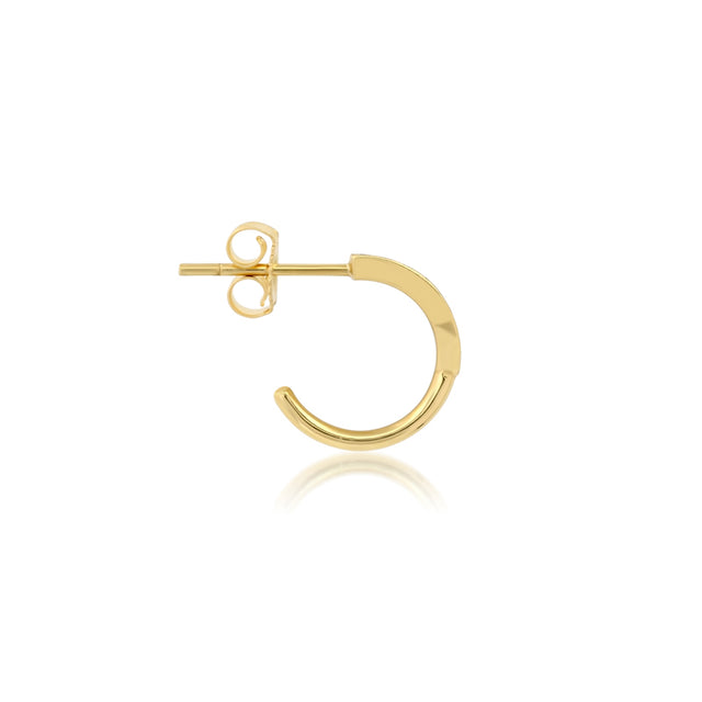 Mini Triple Diamond Row Hoops