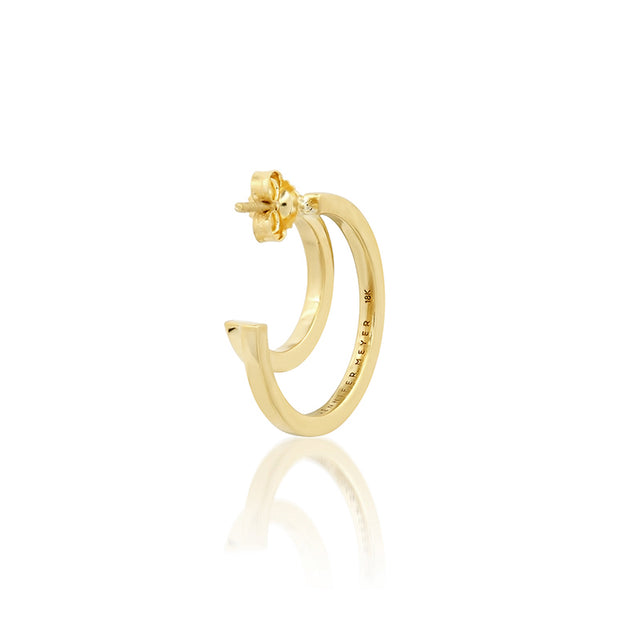 Small Double Hoops
