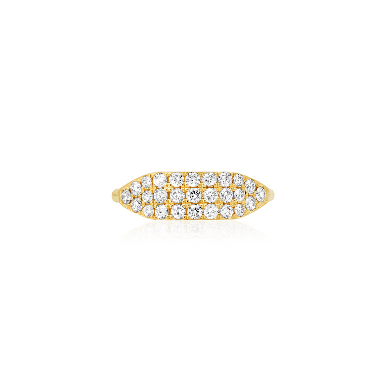 Triple Diamond Row Ring