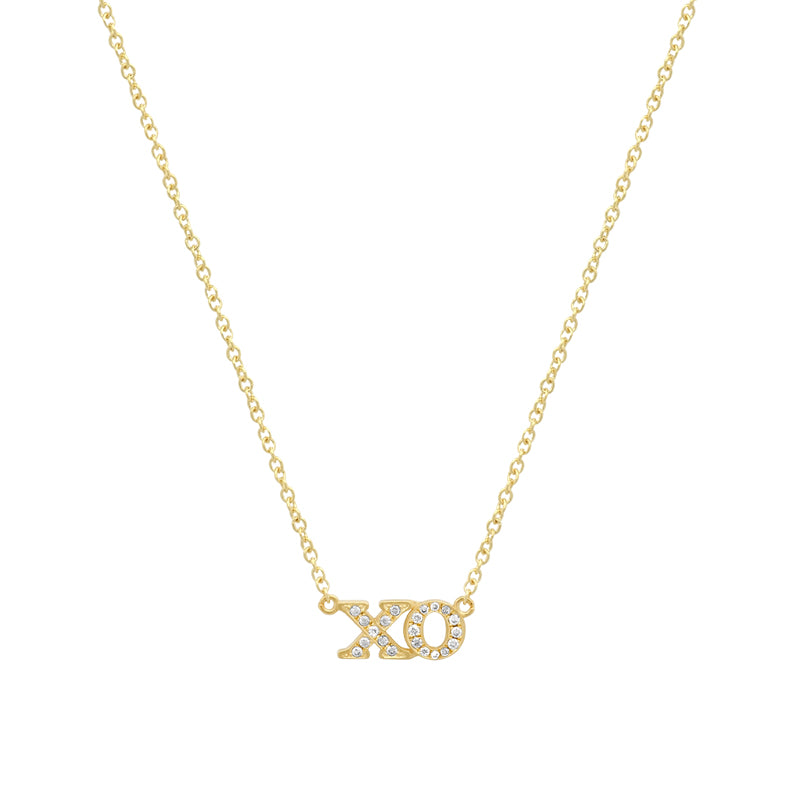 Diamond XO Necklace