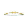 Emerald Baguette Tennis Bracelet