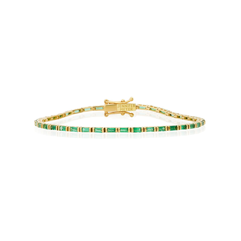 Emerald Baguette Tennis Bracelet