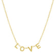 Love Mini Uppercase Letter Necklace