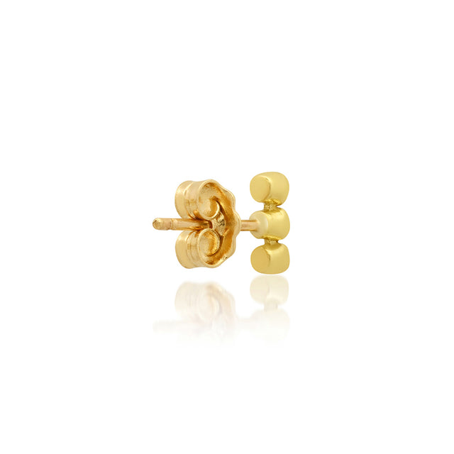 3 Mini Lapis Bezel Studs